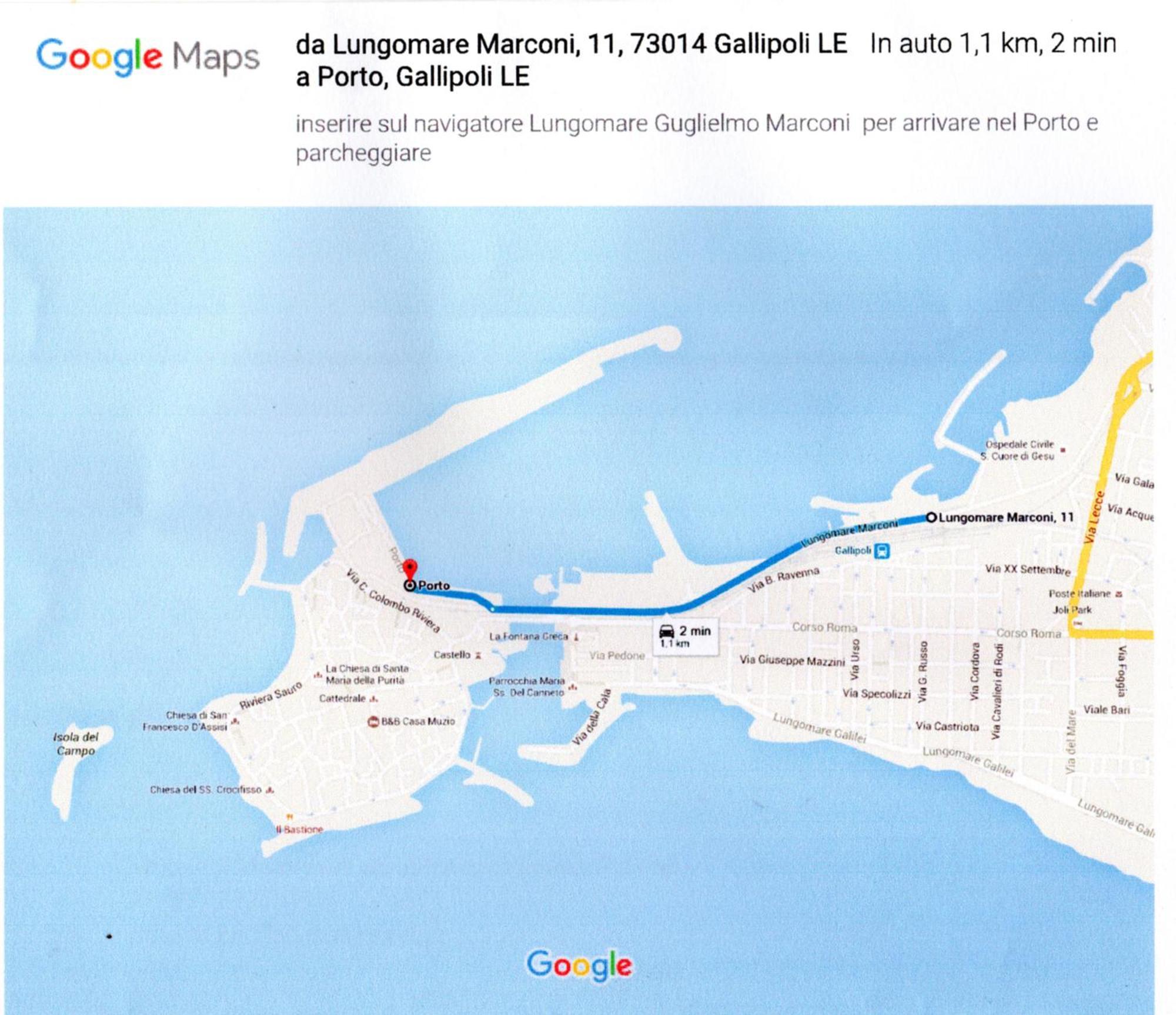 B&B Dimora Muzio And Restaurant Gallipoli Bagian luar foto